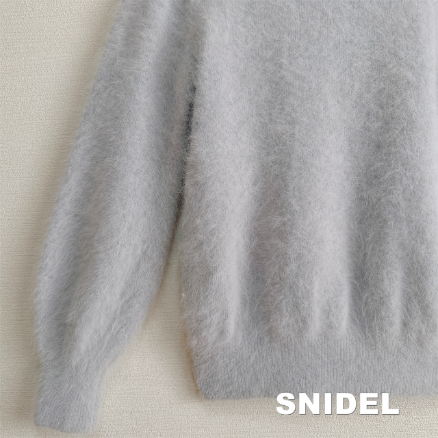 SNIDEL(スナイデル)の【SNIDEL】スナイデル アンゴラ ふわふわニット レディースのトップス(ニット/セーター)の商品写真