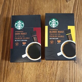 スターバックスコーヒー(Starbucks Coffee)の【未開封】スターバックス　プレミアムソリュブル　インスタントコーヒー(コーヒー)