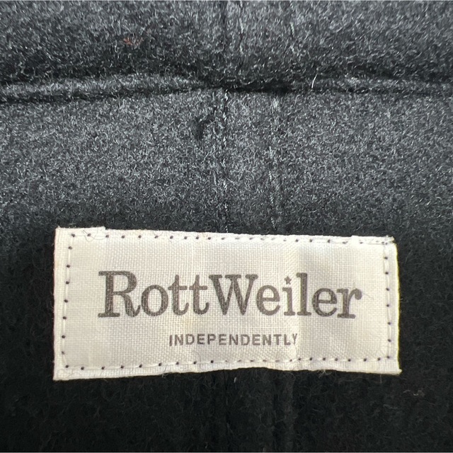 ROTTWEILER(ロットワイラー)のRottWeiler ロットワイラー　Mサイズ　コート メンズのジャケット/アウター(ピーコート)の商品写真