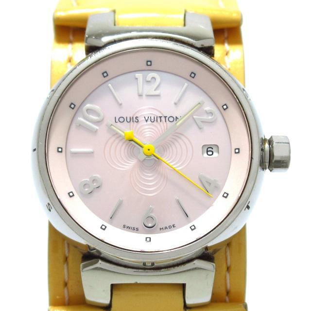 LOUIS VUITTON - ヴィトン 腕時計 タンブール デイト Q1216
