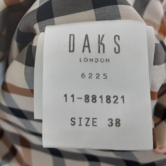DAKS(ダックス)のダックス ダウンコート サイズ38 L - 黒 レディースのジャケット/アウター(ダウンコート)の商品写真