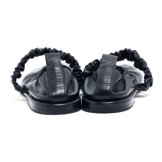 美品】ワンドラー Wandler ダッシュ ラムレザー フラットシューズ 黒