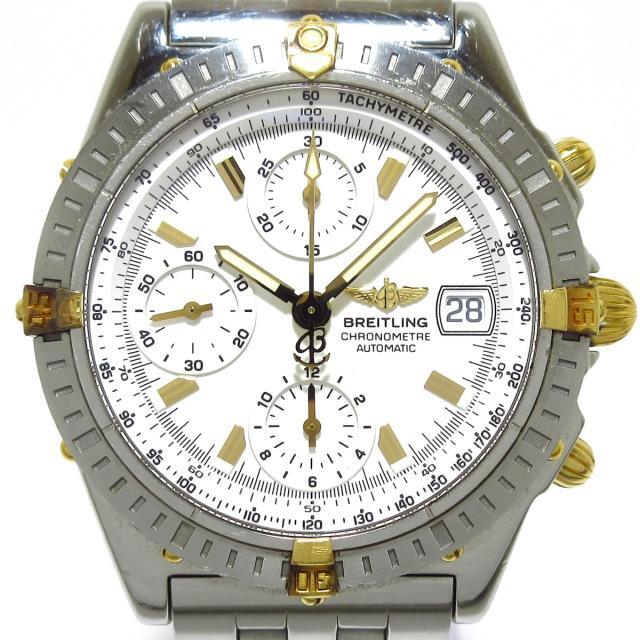 お気に入り】 - BREITLING ブライトリング 白 メンズ B13352 腕時計 ...