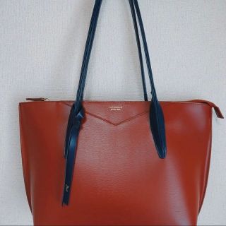 ジュエルナローズ(Jewelna Rose)のジュエルナローズ トレモロ トートバッグ ブラウンレッド(トートバッグ)