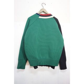 美品 20SS kolorカラー エステルヤーン ドッキング ニット 820M