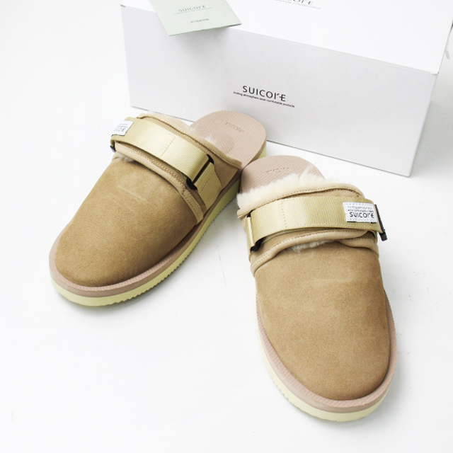 未使用 SUICOKE スイコック ムートン ベルト付スリッポン 25cm