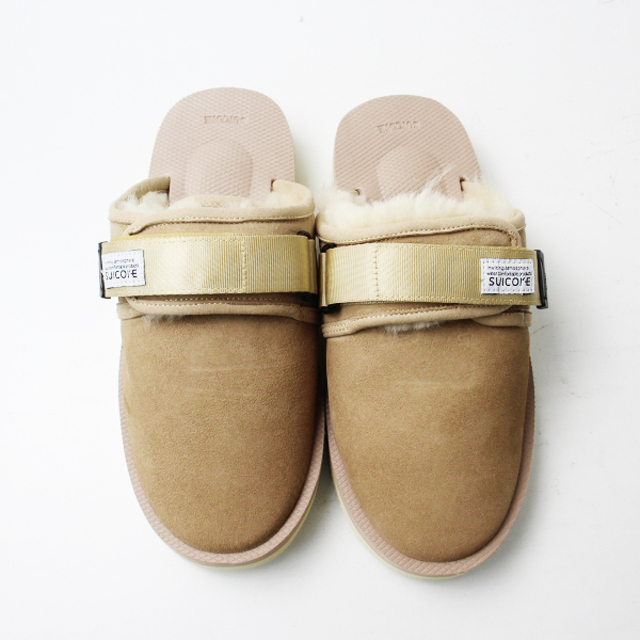 新品 SUICOKE スイコック ムートンサボ スピック&スパン 24 ベージュ