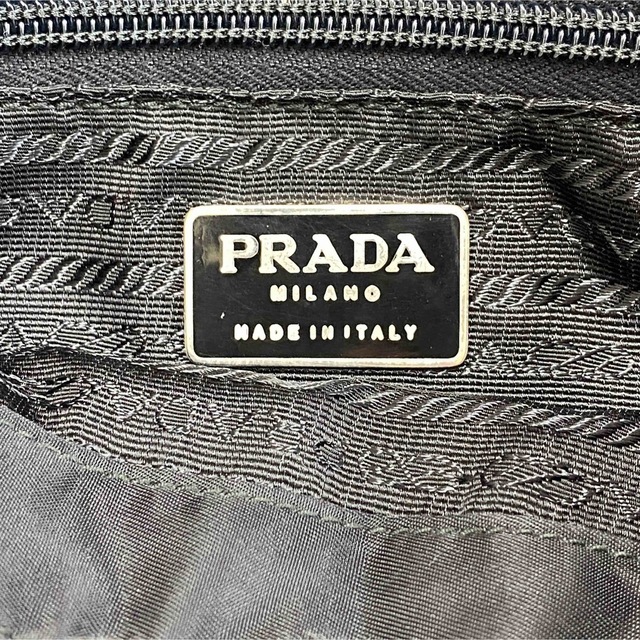 PRADA(プラダ)のr3018 プラダ ナイロン ブラック ハンドバッグ レディースのバッグ(ハンドバッグ)の商品写真