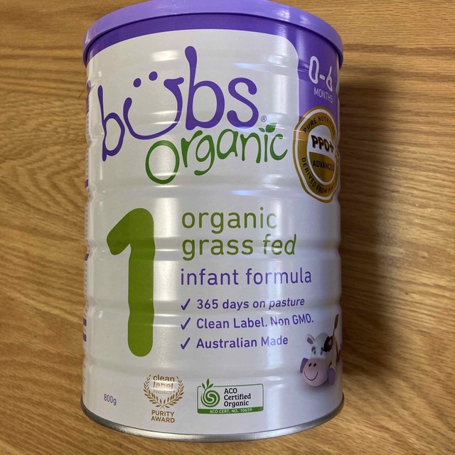 bubs organic バブズオーガニック　粉ミルク1缶