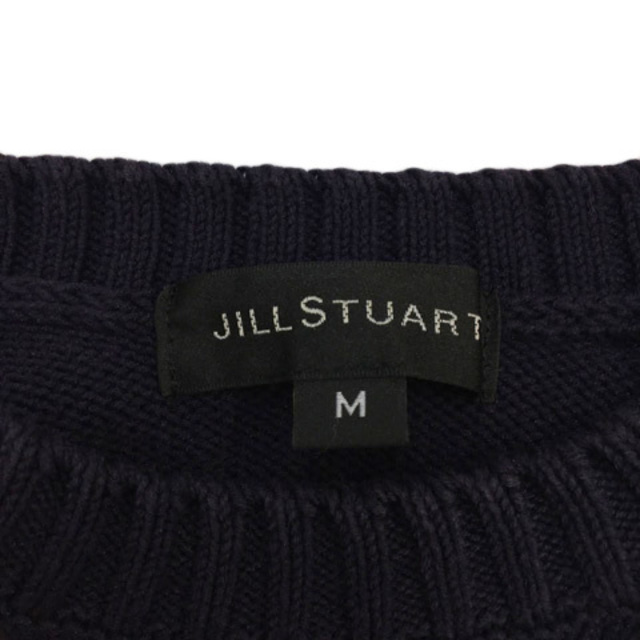 JILLSTUART(ジルスチュアート)のジルスチュアート セーター ニット プルオーバー クルーネック 長袖 M 紫 レディースのトップス(ニット/セーター)の商品写真