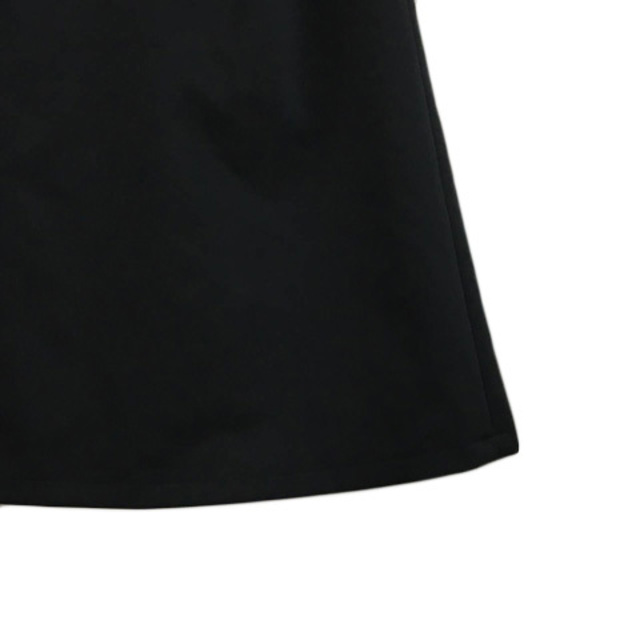 Spick & Span(スピックアンドスパン)のスピック&スパン スカート フレア 膝丈 タック 無地 38 黒 ブラック レディースのスカート(ひざ丈スカート)の商品写真