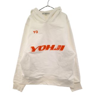 ワイスリー(Y-3)のY-3 ワイスリー GRAPHIC HOODIE HT4731 グラフィックフーディー プルオーバーパーカー ホワイト(パーカー)