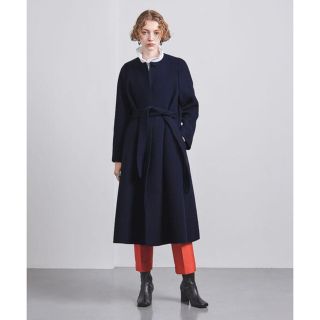 ユナイテッドアローズ(UNITED ARROWS)のSG Aラインノーカラーコート　ユナイテッドアローズ(ロングコート)