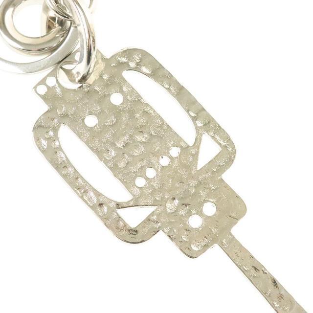 在庫あ特価 ロエベ キーホルダー 中古 シルバー ブラック