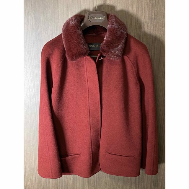 ○Loro Piana○ 最高級毛皮ミンク&カシミヤ100% ジャケット 38
