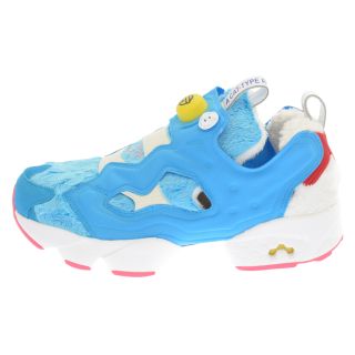 リーボック(Reebok)のReebok リーボック ×atmos ×ドラえもん INSTAPUMP FURY OG DRA GV7288 アトモス インスタ ポンプフューリー ローカット スニーカーシューズ US7.5/25.5cm ブルー(スニーカー)