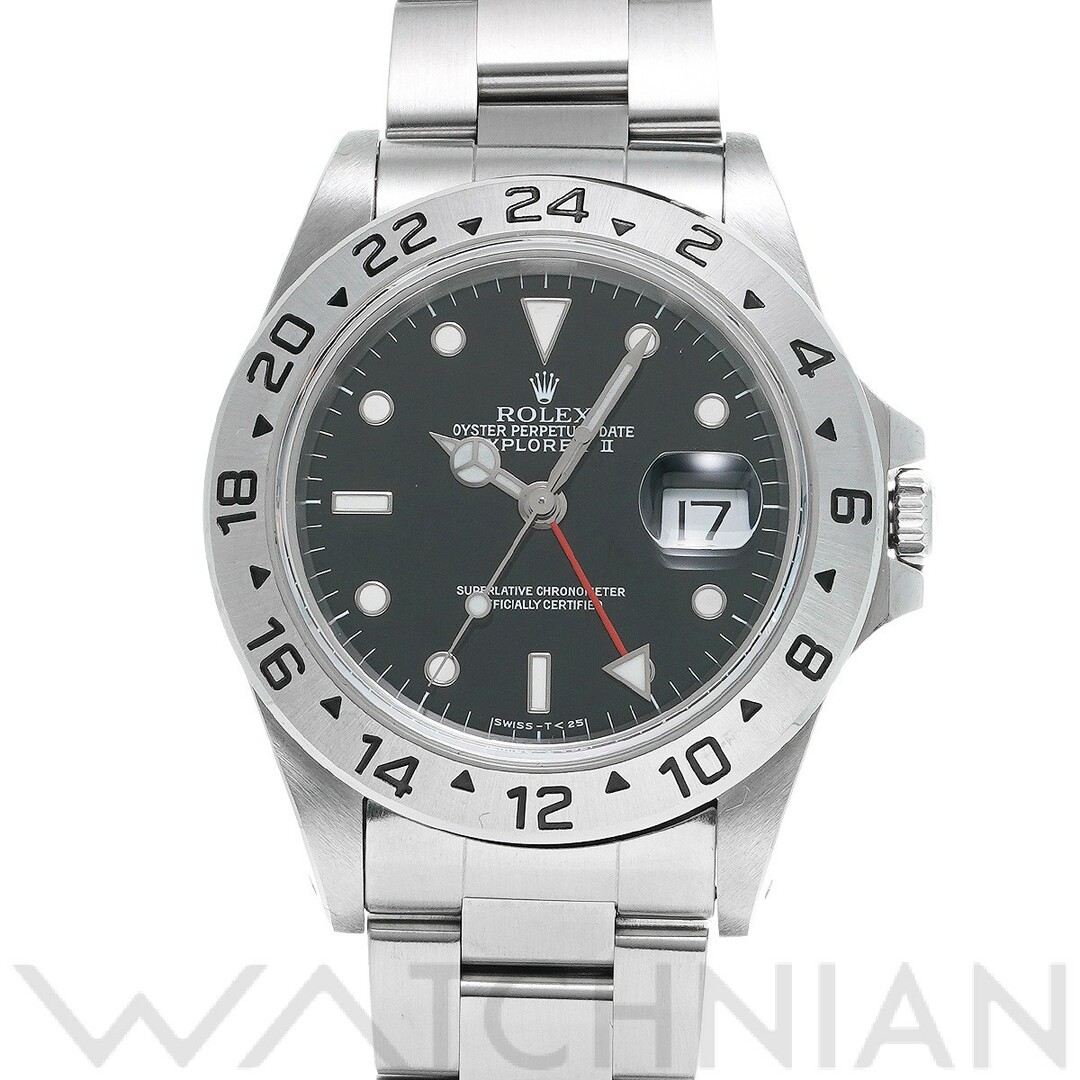 ROLEX - 中古 ロレックス ROLEX 16570 W番(1995年頃製造) ブラック メンズ 腕時計