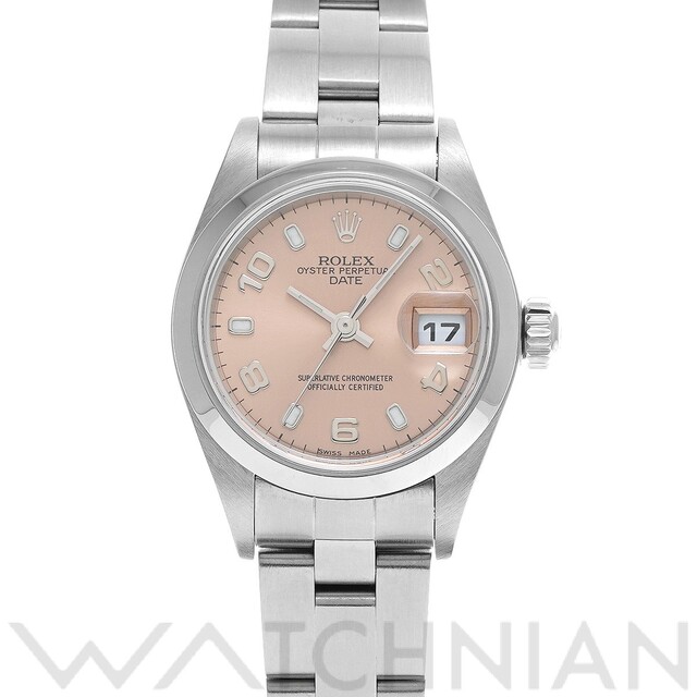 【メール便不可】 P番(2000年頃製造) 79160 ROLEX ロレックス 中古 - ROLEX ピンク 腕時計 レディース 腕時計