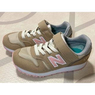 ニューバランス(New Balance)のニューバランス 373 キッズ ベージュ ピンク17.5cm(スニーカー)