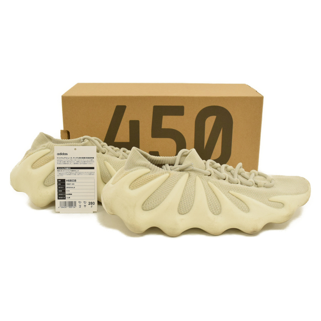 adidas(アディダス)のadidas アディダス YEEZY 450 CLOUD WHITE イージー ローカットスニーカー ベージュ H68038 US10/28.0cm メンズの靴/シューズ(スニーカー)の商品写真