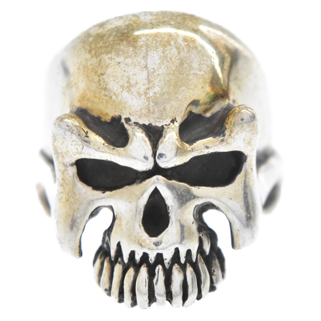 THIRTEEN DESIGNS サーティーンデザインズ Horror Skull Ring ホラースカルリング シルバー 13号