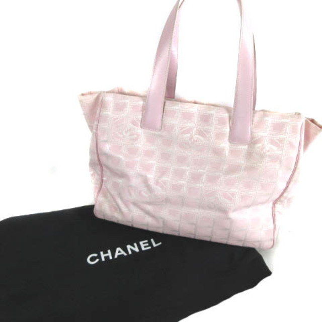 CHANEL(シャネル)のシャネル トラベルライン トートバッグ ショルダーバッグ ココマーク ピンク レディースのバッグ(トートバッグ)の商品写真