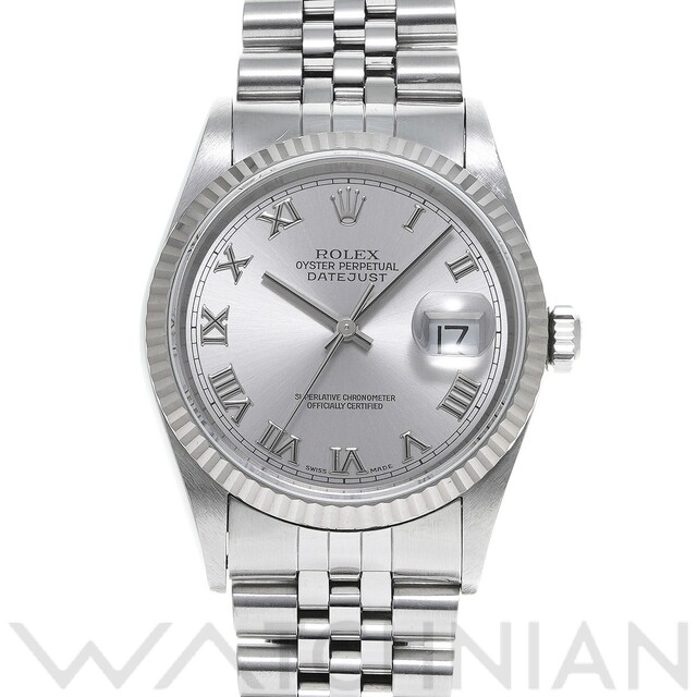 ROLEX - 中古 ロレックス ROLEX 16234 A番(1999年頃製造) グレー メンズ 腕時計
