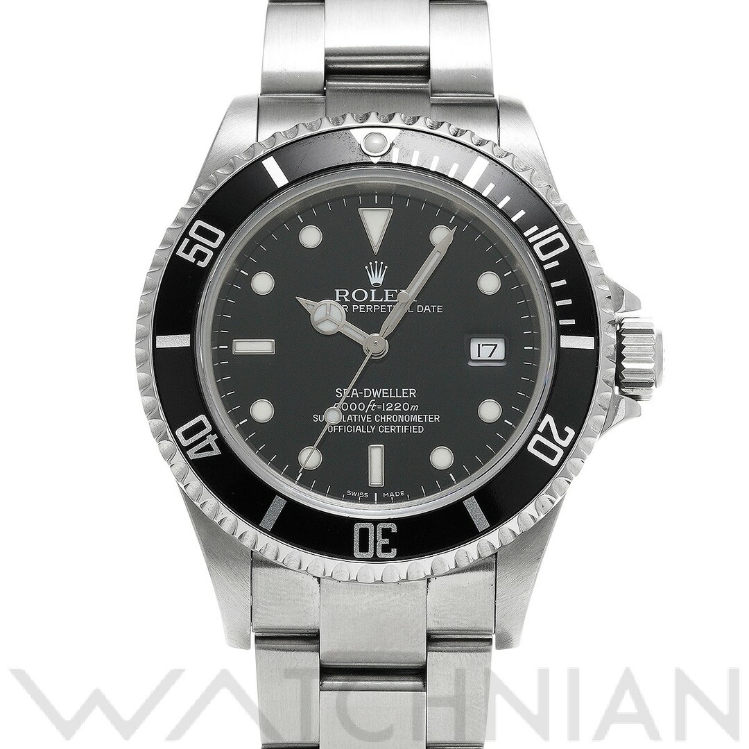 ロレックス ROLEX 16600 F番(2003年頃製造) ブラック メンズ 腕時計