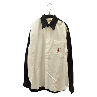 マルニ(Marni)のMARNI マルニ 22SS EL DIABLITO 胸ロゴ刺繍長袖シャツ マルチ(シャツ)