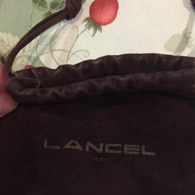 LANCEL(ランセル)のランセル 巾着袋 こげ茶 レディースのバッグ(ショップ袋)の商品写真