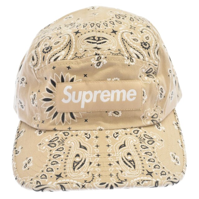 SUPREME シュプリーム 21SS Bandana Camp Cap バンダナ キャンプキャップ ベージュ