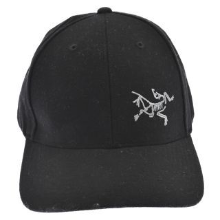 アークテリクス(ARC'TERYX)のARC'TERYX アークテリクス WOOL BALL CAP ウール ボールキャップ ブラック ロゴ(キャップ)