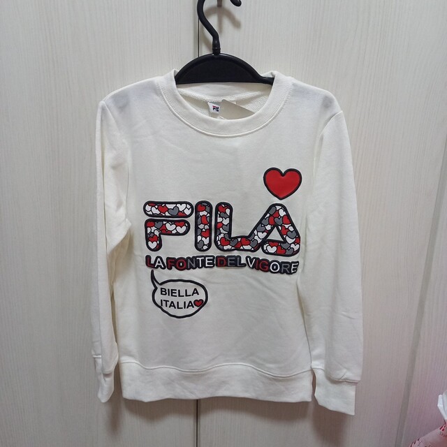 FILA(フィラ)の【新品】フィラ　トレーナー　FILA　140 キッズ/ベビー/マタニティのキッズ服女の子用(90cm~)(その他)の商品写真