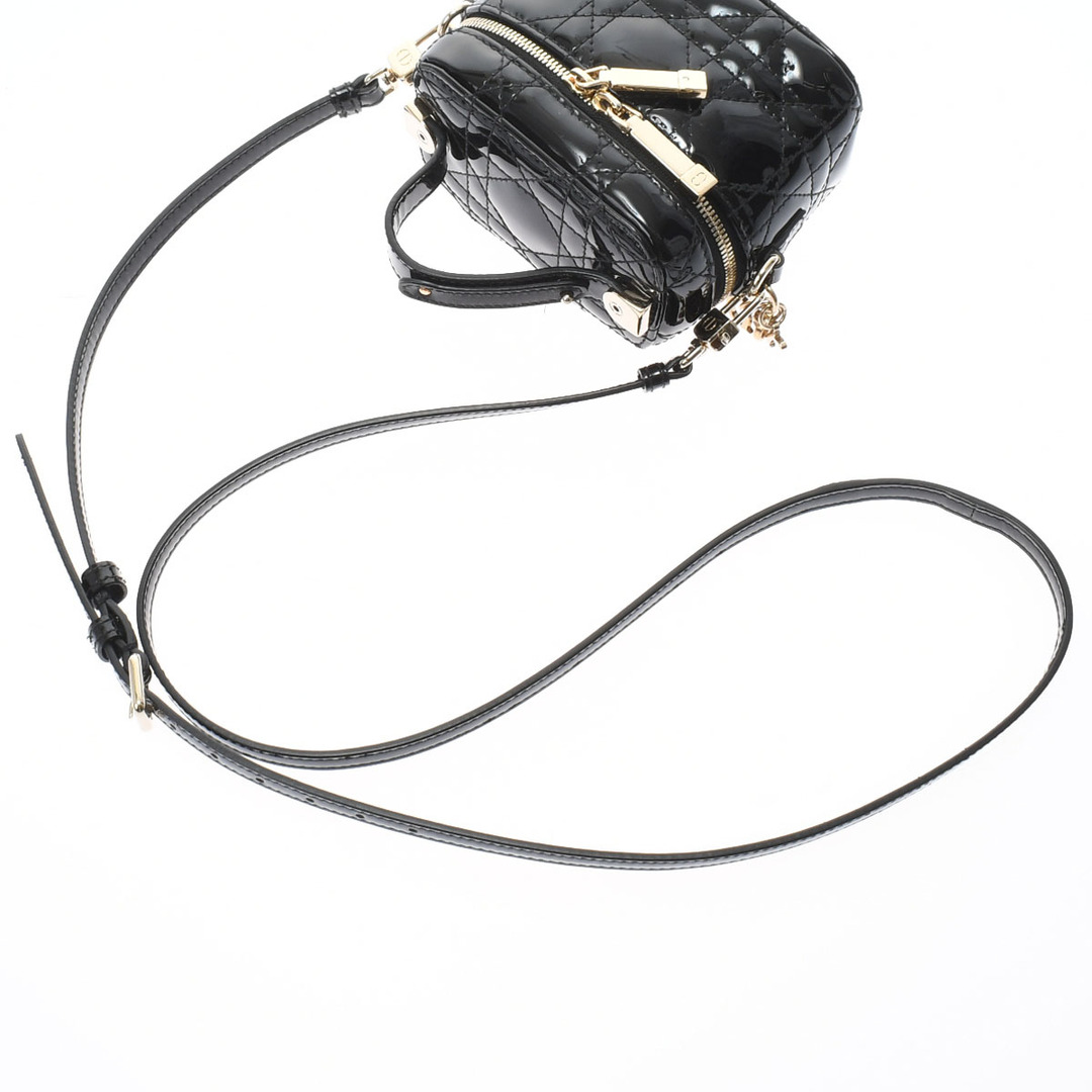 ディオール Dior S0935OWCB レディース ハンドバッグ カナージュ ブラック パテントカーフ