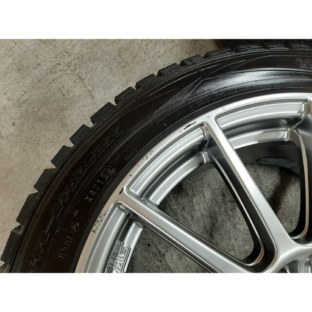 スバル(スバル)のスバル  WRX STI スペックCタイプRA  純正ホイールタイヤスタッドレス 自動車/バイクの自動車(タイヤ・ホイールセット)の商品写真