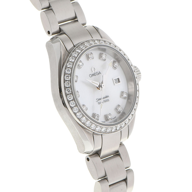 オメガ OMEGA 2579.75 ホワイトシェル /ダイヤモンド メンズ 腕時計