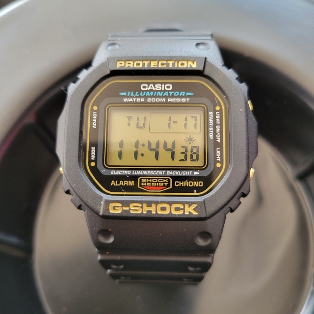 G-SHOCK DW-5600E 黒金 腕時計 カシオ