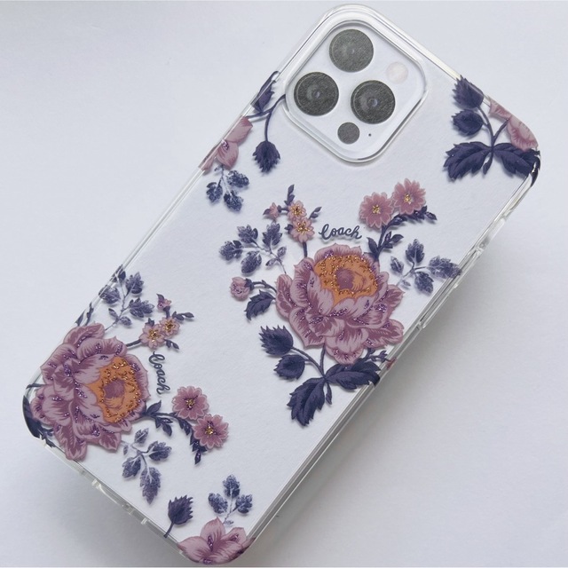 コーチ iPhone 12 / 12 PRO ケース ムーディーフローラル