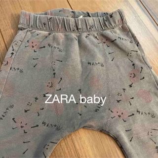 ザラキッズ(ZARA KIDS)のZARAザラベビー　レギンス　86サイズ　ハートイラスト　グレー(パンツ)