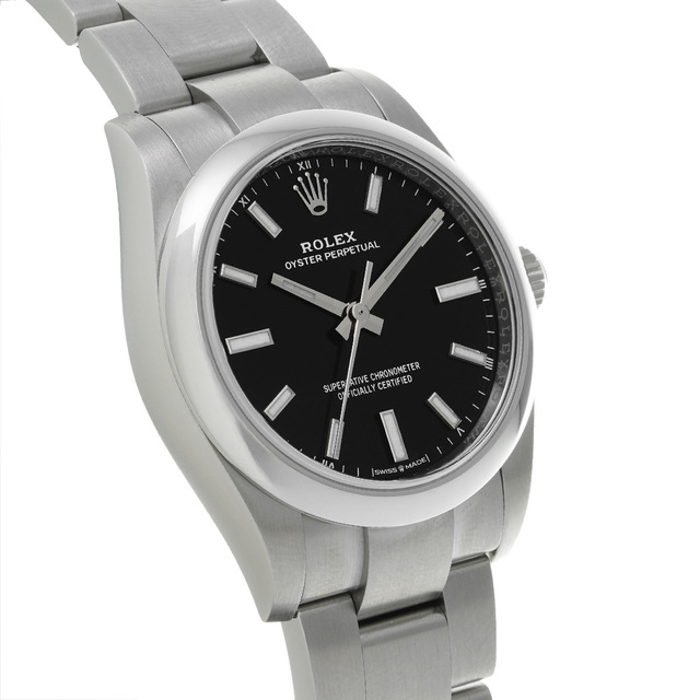 ROLEX - 中古 ロレックス ROLEX 124200 ランダムシリアル ブライトブラック ユニセックス 腕時計