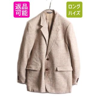 ハリスツイード(Harris Tweed)の80s ビンテージ USA製 ハリスツイード テーラード ジャケット L XL(テーラードジャケット)