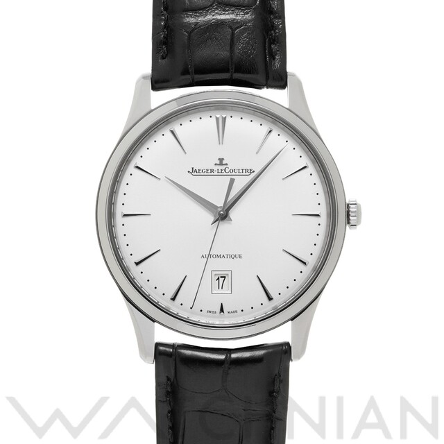 Jaeger-LeCoultre - 中古 文字盤ゴミ ジャガー ルクルト JAEGER-LECOULTRE Q1238420 シルバーグレー メンズ 腕時計