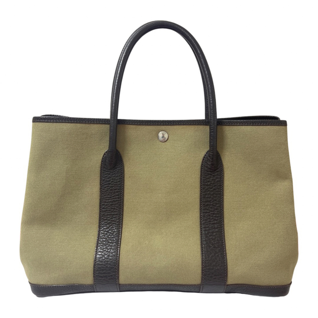 HERMES エルメス ガーデンパーティ 36 PM □F刻印 トートバッグ-