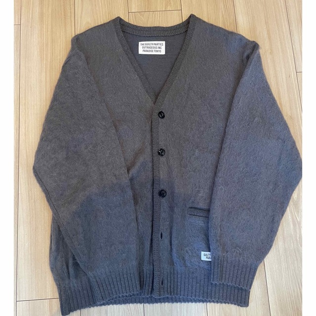 WACKO MARIA MOHAIR CARDIGAN GRAY ワコマリア-