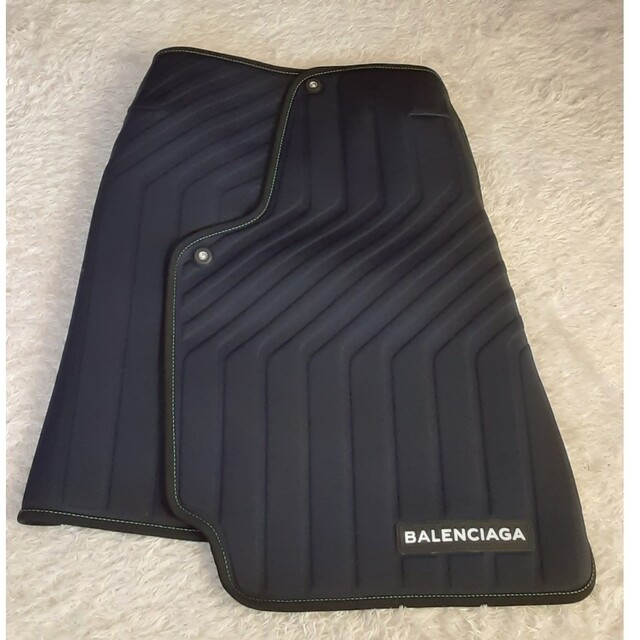 BALENCIAGA　ロゴスカート　ネイビー　38　新品・未使用品