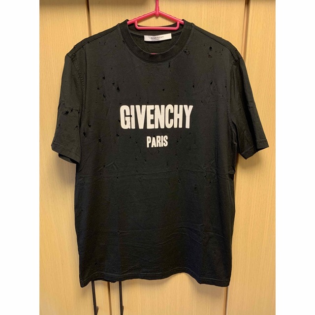 正規 19SS Givenchy ジバンシィ ダメージ加工 TシャツTシャツ/カットソー(半袖/袖なし)