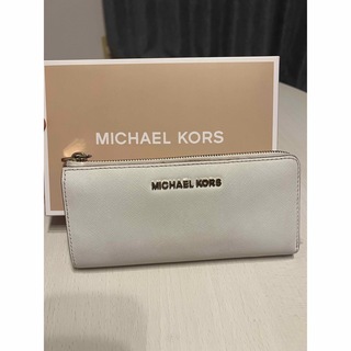 マイケルコース(Michael Kors)のマイケルコース ホワイト 長財布(財布)