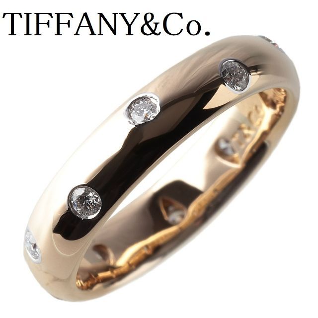 Tiffany & Co. - ティファニー ドッツ ダイヤ リング 13号弱 750YG【10219】