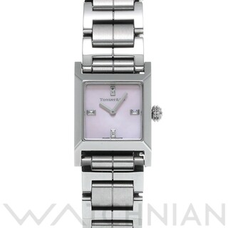 Tiffany & Co. - 中古 ティファニー TIFFANY&Co. 69345646 ピンクシェル /ダイヤモンド レディース 腕時計