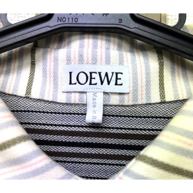 LOEWE(ロエベ)のロエベ　シャツ　ストライプ　ビックシルエット　37　22SS　メンズ　正規品 メンズのトップス(シャツ)の商品写真